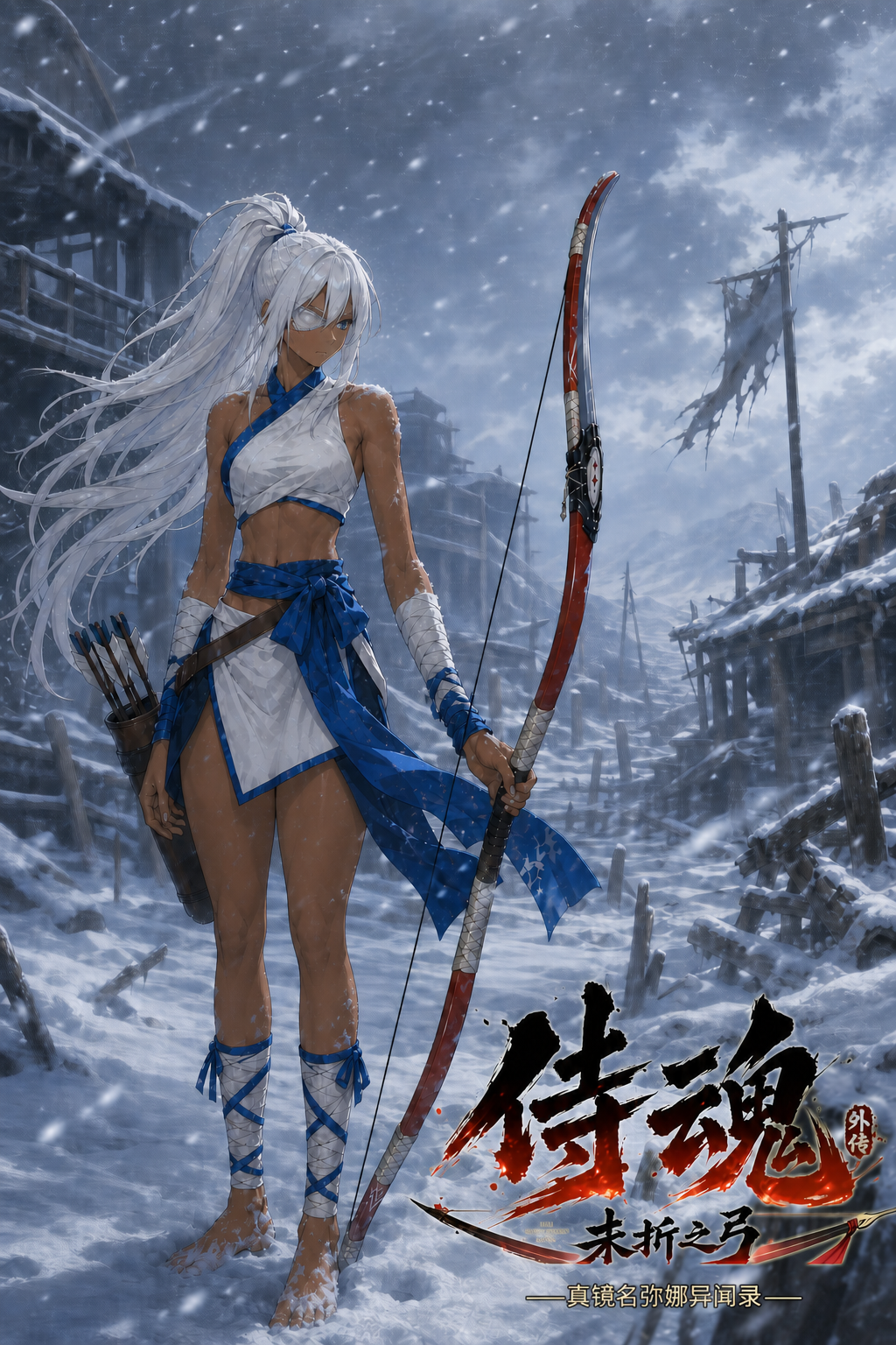 《侍魂：未折之弓》雪村封面